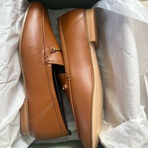 Nisolo Tan Leather Slip-On Loafers, Size 8.5